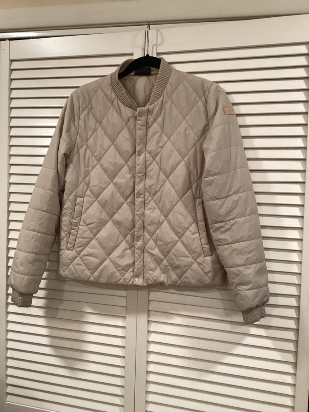 Millet Beige Quilted Thermore Women Large Beige